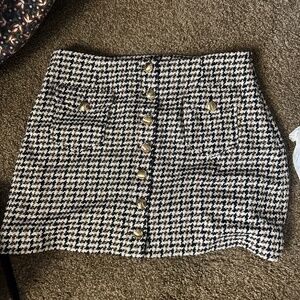 Intermix Tweed Mini Skirt